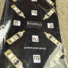Bushmills Irish Whiskey Socks Unisex Dress Socks Whiskey Glasses and Bottles