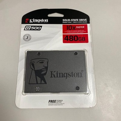 Kingston Q500 480GB 2.5 Inch Internal SSD SATA Solid State Drive Unused