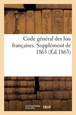 Code gnral des lois franaises by Collectif Paperback Book