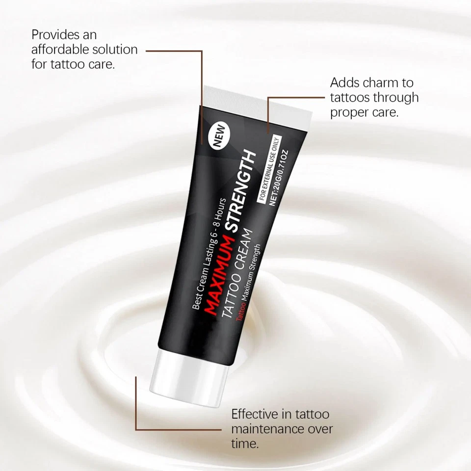 Tattoo Numibing Cream Gel 20 Grams- Up to 6 Hours Extra Strength for Tattoos AU - image 3 of 4