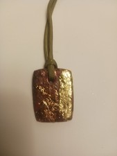 Rustic RAKU PENDANT