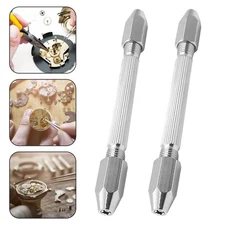 2 Pcs Watch Band Repair Kit Precision Double-ended Mini Bench Vise