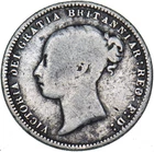 1870 Victoria Sixpence — photo from another recent sale