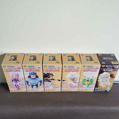 One Piece Egg Head 3 Set of 5 Collectible Figures Bloodline Family Used - Picture 6 of 6