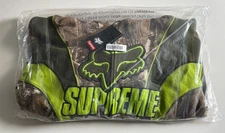 Supreme Fox Racing Zip Up Hoodie Size: L Hooded Sweatshirt Woodland Camo IN HAND