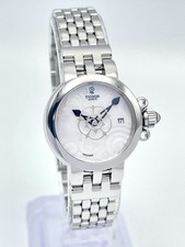 Ladies Tudor Claire de Rose 26mm White Shell 35100 MOP Dial Automatic Papers
