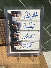 2025 Panini Impeccable LIV DUSTIN JOHNSON PIETERS VERNER REED Quad AUTO 05/25
