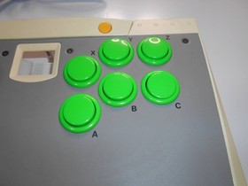 SEGA Dreamcast Arcade Stick HKT-7300 + VMU HKT-7002 Tested NTSC-J Japan