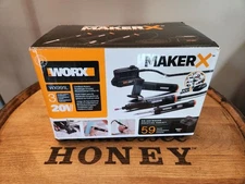 WORX WX991L 20V (3) PC MAKERX Combo: Rotary + Angle Grinder + Wood/Metal NIB