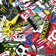 Hydrographic Film Hydro Dipping Water Transfer Print Film DD-959 Energy Sticker