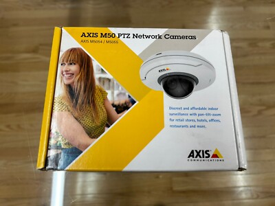 AXIS M5054 1MP/720p 5x PTZ Optical Indoor Compact 01079-001 Dome Network Camera