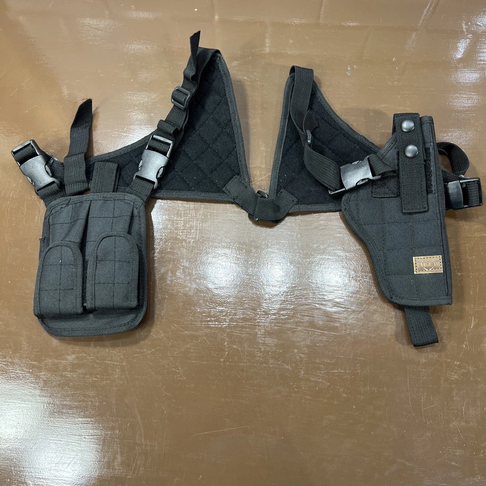 Funda de hombro oculta Taigear con doble bolsa Mag marco grande ajustable automática Foto 2 de 4