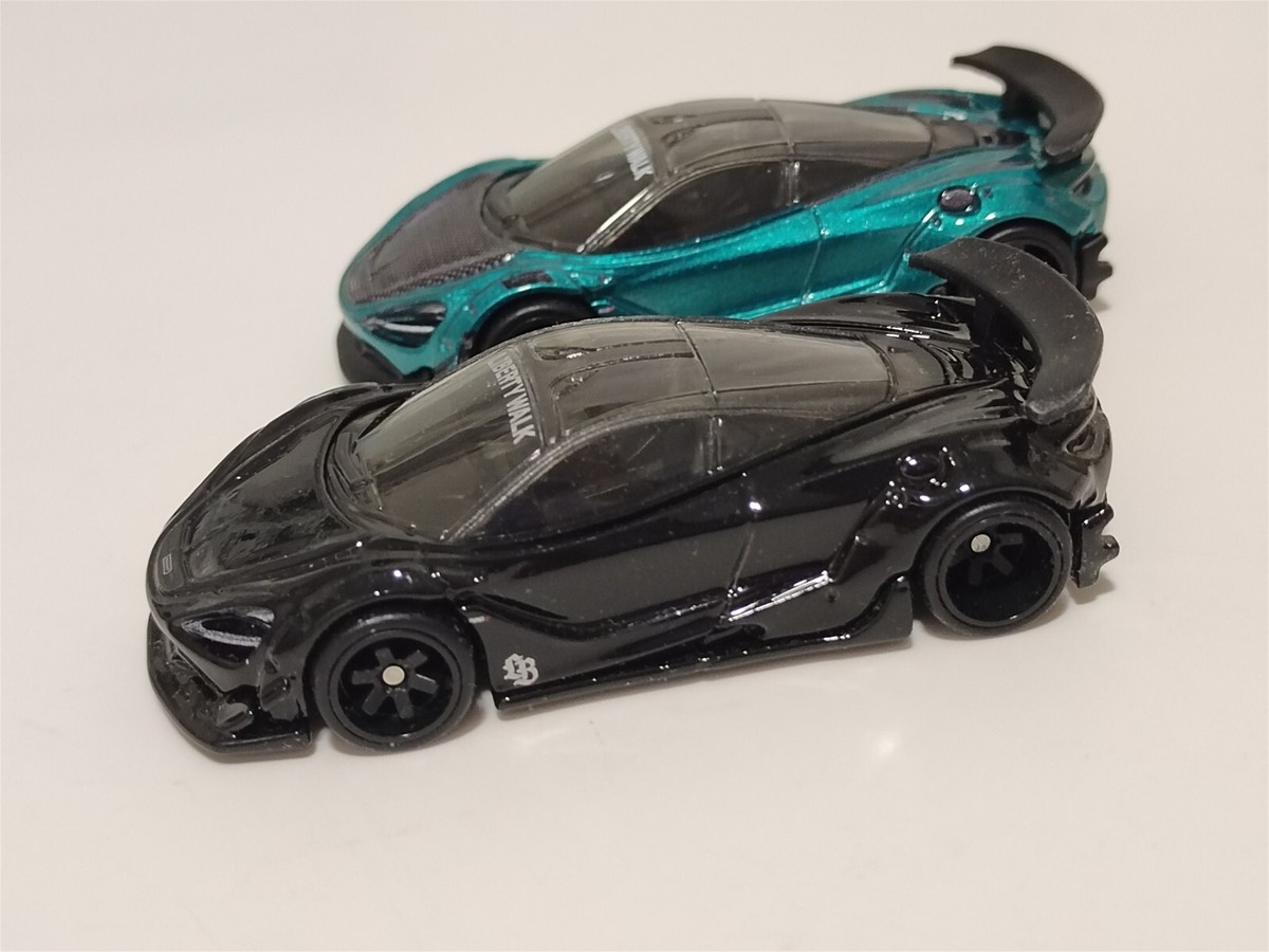 Hot Wheels LB-WORKS LBWK McLaren 720 Chase Set 2 Black Green