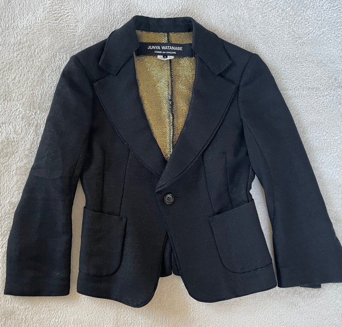 S/S2009 JUNYA WATANABE COMME des GARÇONS Junya Watanabe Comme des garcons Jacket AD2009 Black Modern | eBay