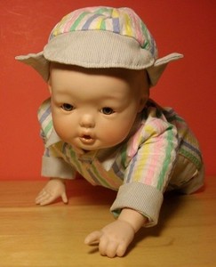 ashton drake crawling baby