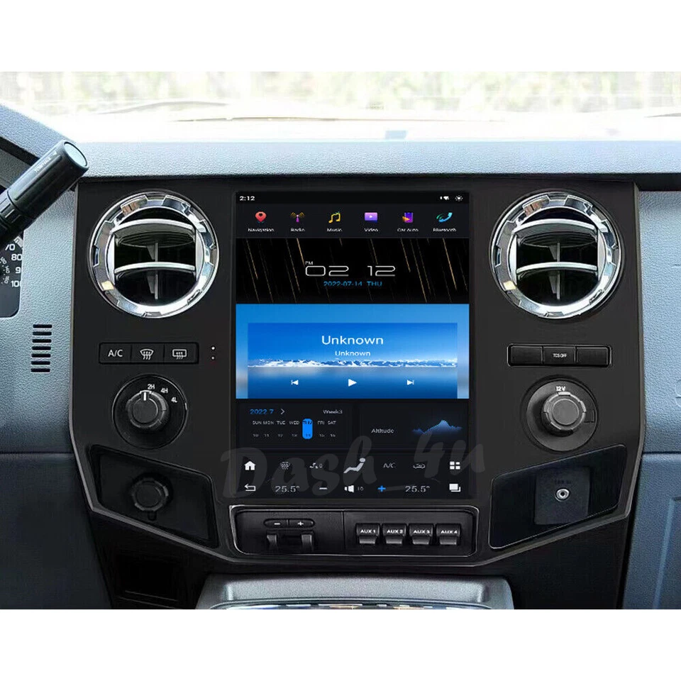 Android 13 Tesla Vertical Screen Car-Play GPS Radio for Ford F450 F650 2009-2014 Foto 4 de 4