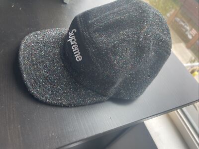 【Supreme】 Glitter Terry Camp Cap Supreme Glitter Terry Camp Cap (SS19) - $48