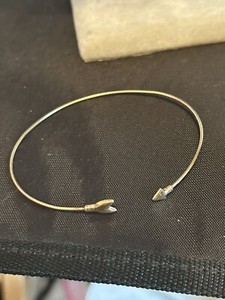 Authentic Gold Plated Caribbean Arrow CUFF BRACELET- Costume Jewelry