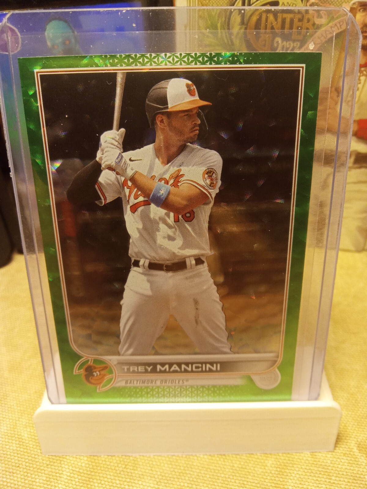 2022 Topps Series  Green Ice Foil /499 Trey Mancini Baltimore Orioles