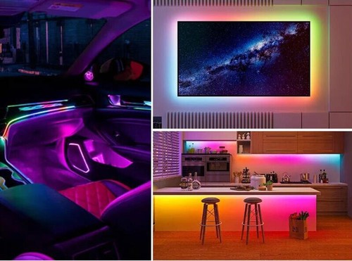 COB LED Strip DC 5V Dream color WS2812 Individually Addressable 10mm For House - Picture 16 of 16
