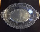 Antique 1876 glass dish / plate Heroes of Bunker Hill centenary liberty   — photo 1