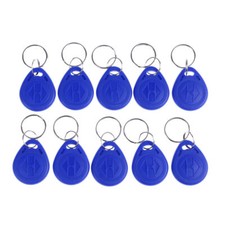 10Pcs Door Access Card TK4100 125KHZ RFID ID Card Tags Keychains Proximity Key