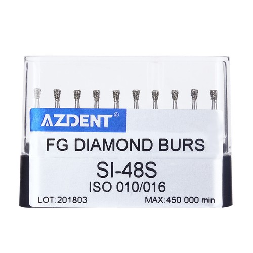 100pcs AZDENT Dental Super Coarse Diamond Burs FG Bur for High Speed Handpiece - Picture 65 of 134