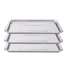 Tattoo Stainless Steel Tray,New Star Tattoo 3 Pack Stainless Steel Tattoo Tra...