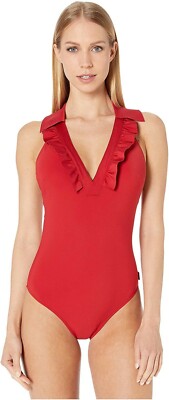 Shan Verona Women's Red One-Piece Swimsuit L9905 Size 8