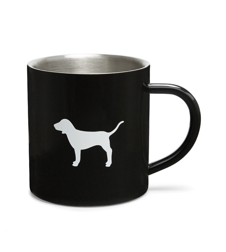 Tasse Tasse À Café Pour Chien Victorias Secret Rose En Acier Inoxydable