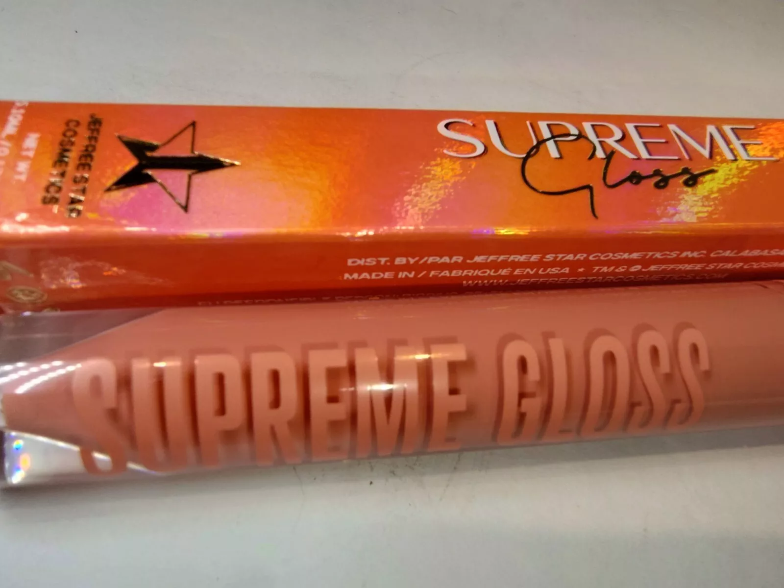 Jeffree Star Cosmetics Supreme Gloss brillant à lèvres entrelacé 0,172 fl oz neuf dans sa boîte