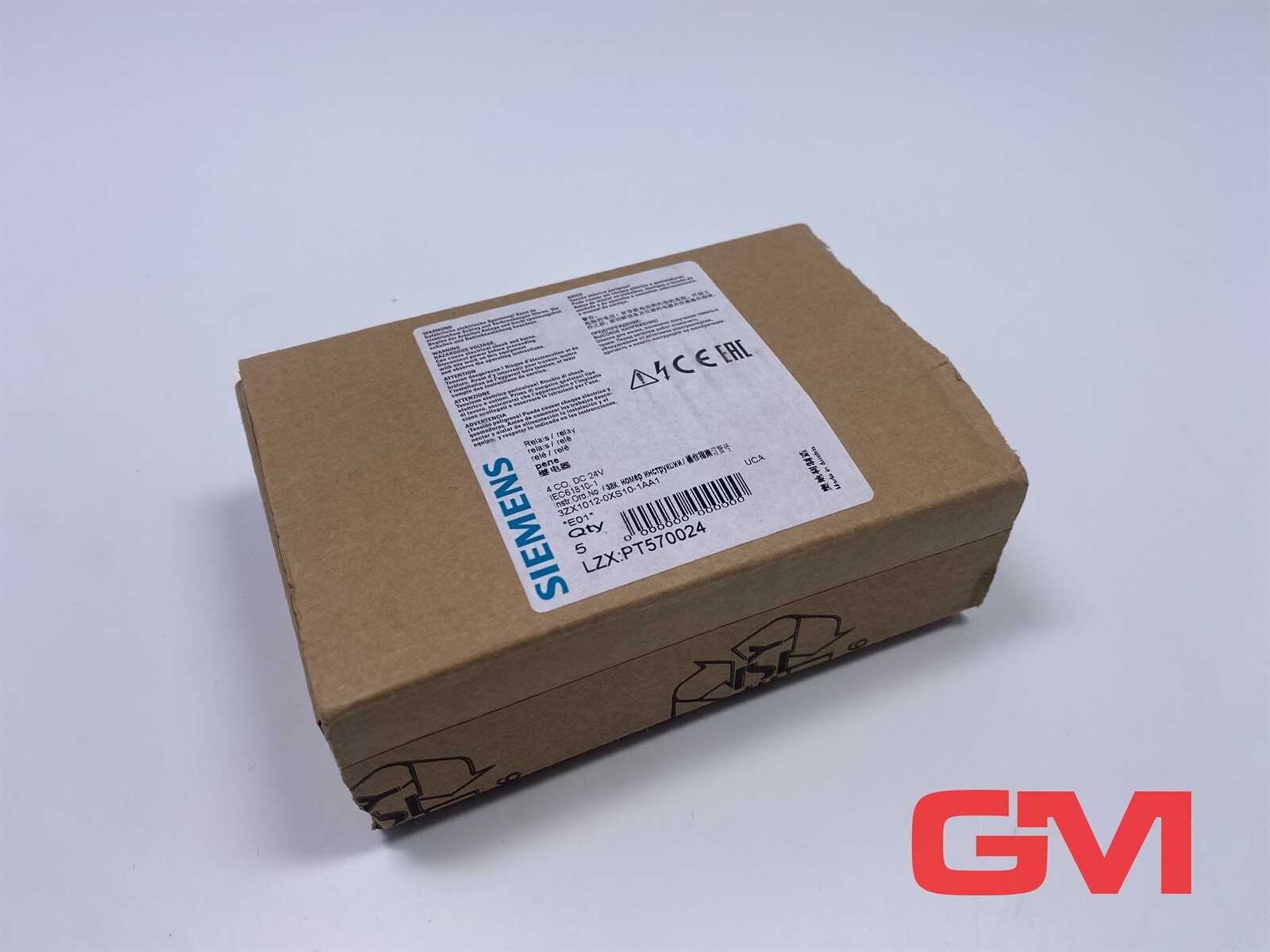 VPE 5X Siemens Plug-In Relay LZX:PT570024 DC 24V 4 Changeover 6A