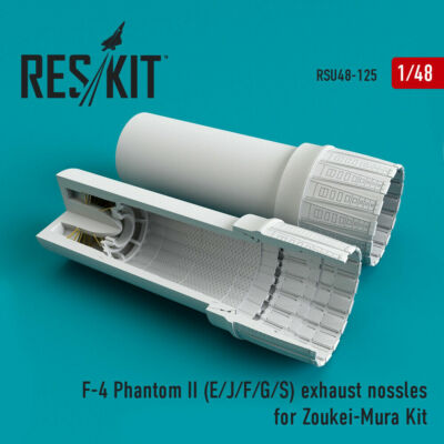1/48 ResKit RSU48-0125 F-4 Phantom II (E/J/F/G/S) Exhaust Nozzles upgrade set
