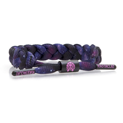 RASTACLAT Galaxy Classic Purple Stars Wristband Bracelet Shoelace Jewelry NEW - Picture 1 of 1