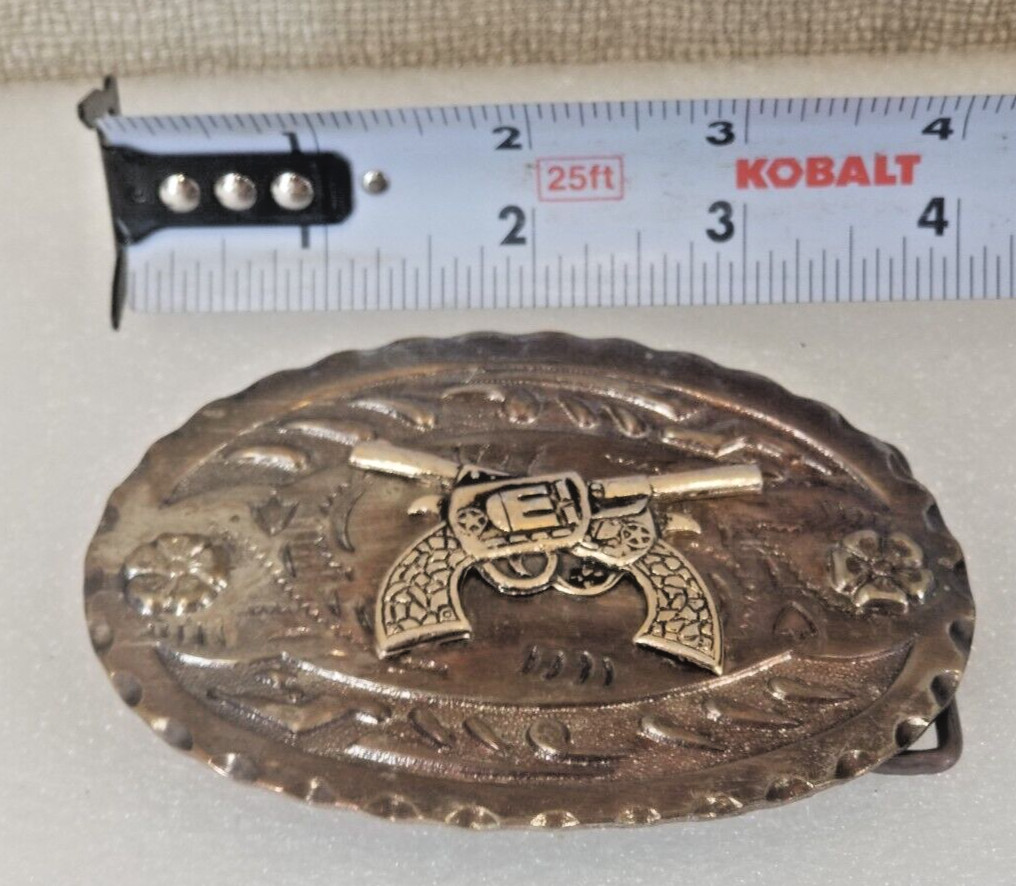 Vintage Western Six Shooter Pistol Revolver Cowboy Me… Gem