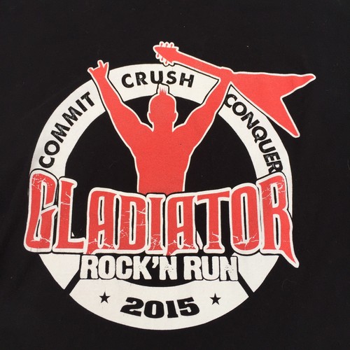 GLADIATOR ROCK N RUN • BEASTMODE • Obstacle Adventure Race • Men's T-Shirt XL - Picture 2 of 5