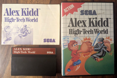 SEGA Master System Spiel - Alex Kidd in High-Tech World mit OVP