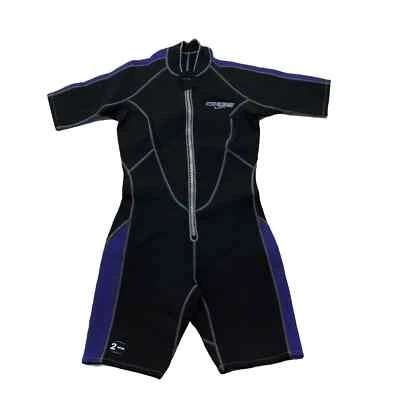 new CRESSI WOMEN'S LIDO 2MM SHORTY WETSUIT XS S MED XL XXL 1 3 5 6 Purple Black