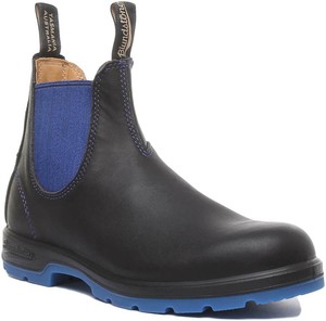 blundstone black blue