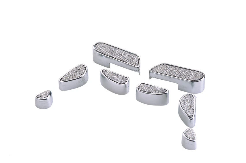 2 КРИСТАЛЬНЫЕ КРЫШКИ ПЕРЕКЛЮЧАТЕЛЕЙ ПИТАНИЯ ПЕРЕДНЕГО СИДЕНЬЯ ДЛЯ MERCEDES BENZ W220 S-CLASS, W215 CL - Изображение 4 из 4