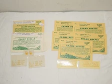 HO seven CNJ Champion Decals for HB-25 express box and PH-6 passenger car sets