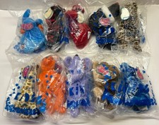 Full Set of 10 Original 1997 Avon Full O' Beans Stuff Animals NIB Sealed RARE  