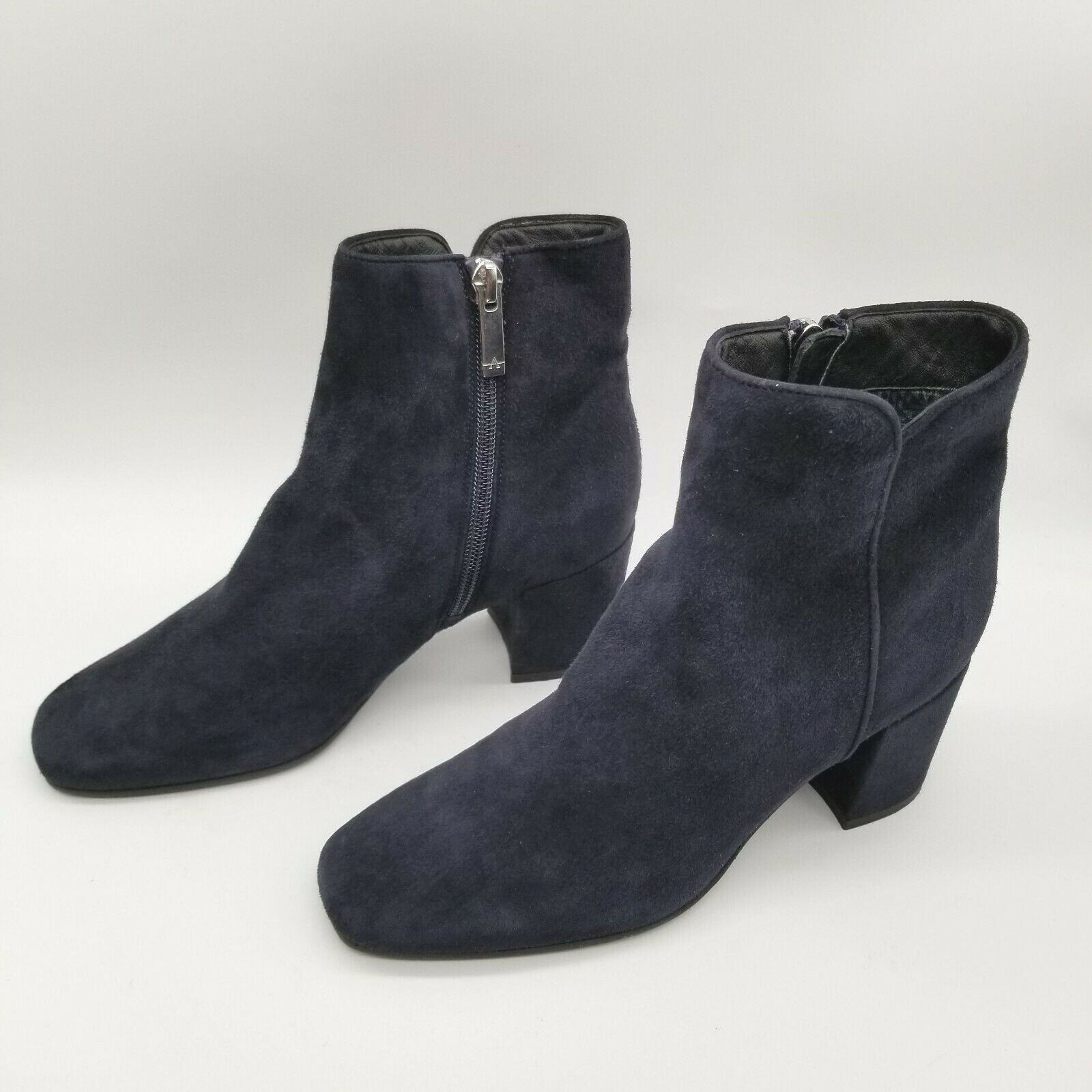 Aquatalia Womens Denisse Navy Suede 