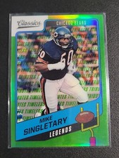2021 Panini Classics Premium Timeless Tribute MIKE SINGLETARY SSP /20 Green RARE