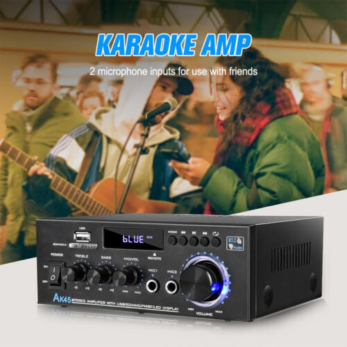 600W AK45 Stereo Audio Home Amplifier Wireless Bluetooth Power Amplifier System - Picture 5 of 13