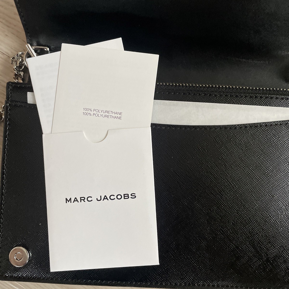 Marc Jacobs Chain Purse Logo Hardware Leather - Brand New