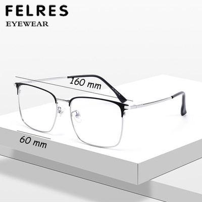 160mm Square Reading Glasses XXL Large Frame Anti Blue Light Presbyopic Glasses