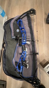 Target Archery Setup with Bow, Case, Sight, Scope, Quiver, etc.