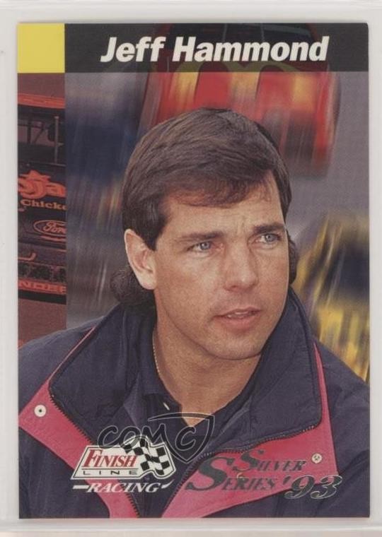 1993 Pro Set Finish Line Silver Series Jeff Hammond #58 0s5