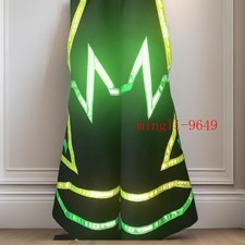 Reflective Straight Leg Pants Melbourne Shuffle Ghost Step Dance Trousers Party